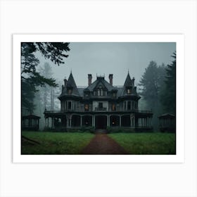 Haunted House Art Print