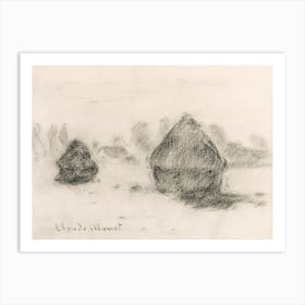 Stacks Of Wheat, Claude Monet Art Print
