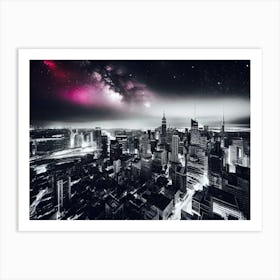 New York City At Night 26 Art Print