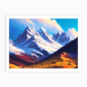 Mountain Scene 4 Art Print