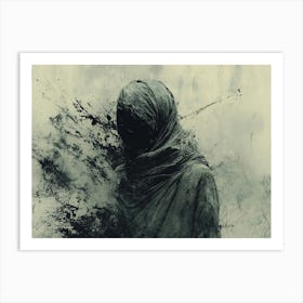 Man In A Hood Art Print