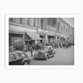 Untitled Photo, Possibly Related To The Movies Are Popular In The Section Of Chicago, Illinois By Russell Lee Art Print