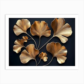 Ginkgo Leaves 14 Art Print