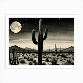 Saguaro 1 Art Print