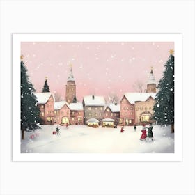 Christmas Village 7 Art Print