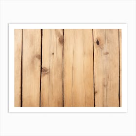 Brown wood plank texture background 1 Art Print