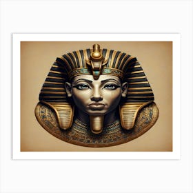 Pharaoh Mask 1 Art Print