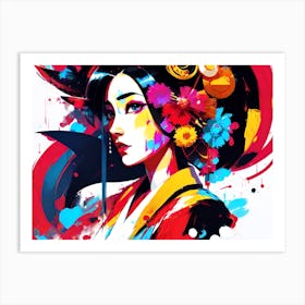 Geisha 112 Art Print