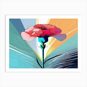 Carnation Flower Art Print