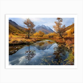 Whispers of Autumn – Nature's Reflection Art Print