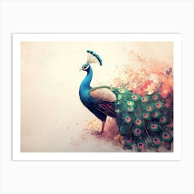 Peacock 17 Art Print