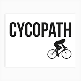 Cycopath Cycling Art Print
