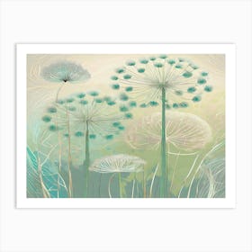 Dandelions 11 Art Print