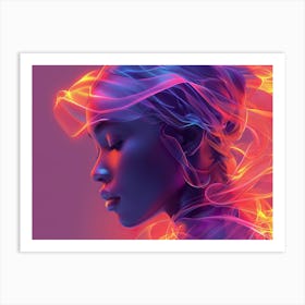 Portrait Of A Woman 4 Art Print