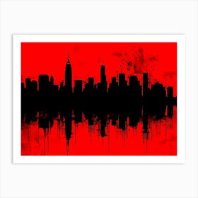 New York City Skyline Art Print