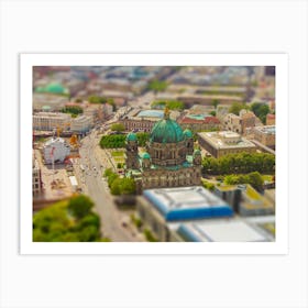 Aerial View Of The Museum Island In Berlin 1 Art Print