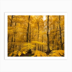 Autumn Forest 48 Art Print