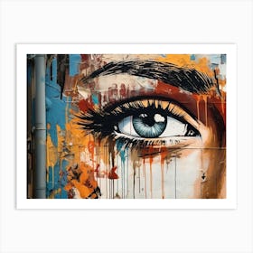 Eye Of A Woman Art Print