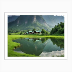 House In The Mountains 2 Art Print