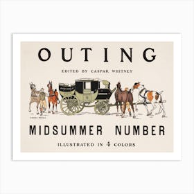 Outing Edited By Caspar Whitney, Edward Penfield (2) Art Print