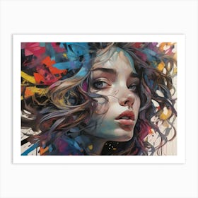 Cute girl 2 1 Art Print