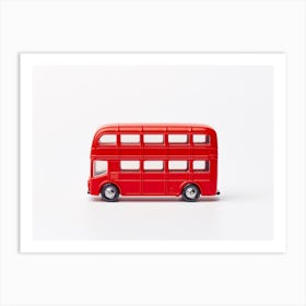 Toy Car Red London Bus 2 Art Print