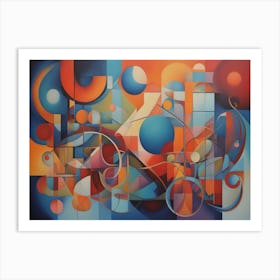 Abstract Formations Art Print