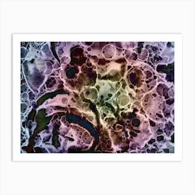 Colored Dense Fog Art Print