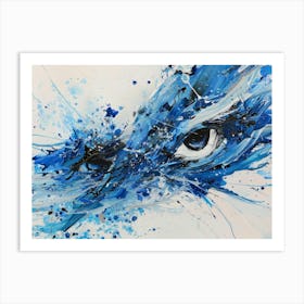 Blue Eye 6 Art Print