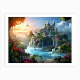 Fairytale Castle 2 Art Print