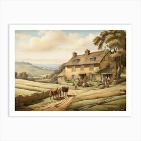 Country Cottage 3 Art Print