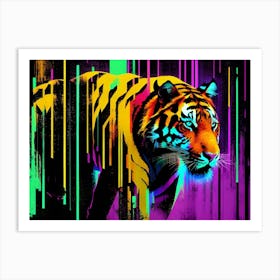 Tiger Painting 18 Art Print