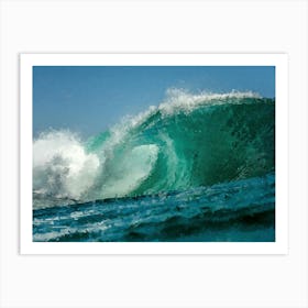 Huge Wave, Oil Painting Art Print