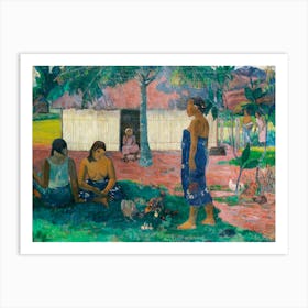 Why Are You Angry (1896), Paul Gauguin Art Print