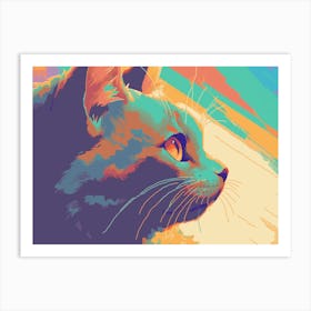 Cat Painting Art Print