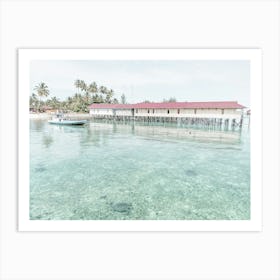 Derawan Tropical Island Art Print