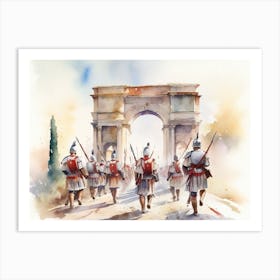 Back from the war Art Print