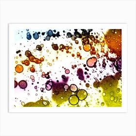 Abstraction Is Modern Colored Spots Art Print