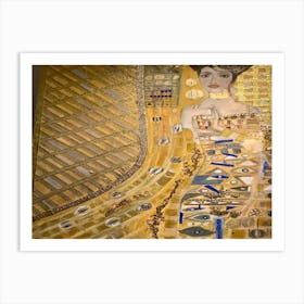 Imagetribute to Klimt Art Print