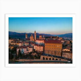 Bergamo Alta Print Art Print