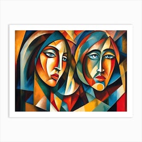 Two Women Art Print