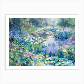 Water Lily Pond 1 Art Print