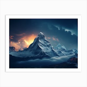 Mountain Landscape 1 Art Print