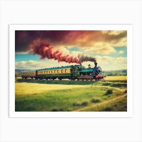 Steam Train 2 Art Print