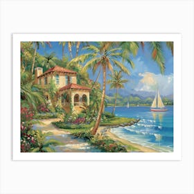 House On The Beach 14 Art Print