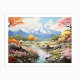 Mountain Stream Art Print