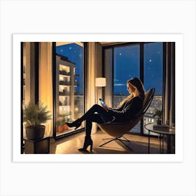 Night In The City Art Print