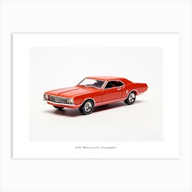 Toy Car 68 Mercury Cougar Red Poster Art Print