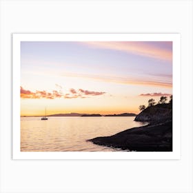 Sunset In Norway Art Print