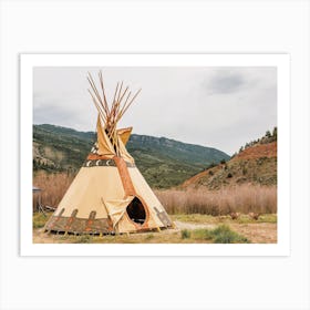 Native American Tipi Art Print